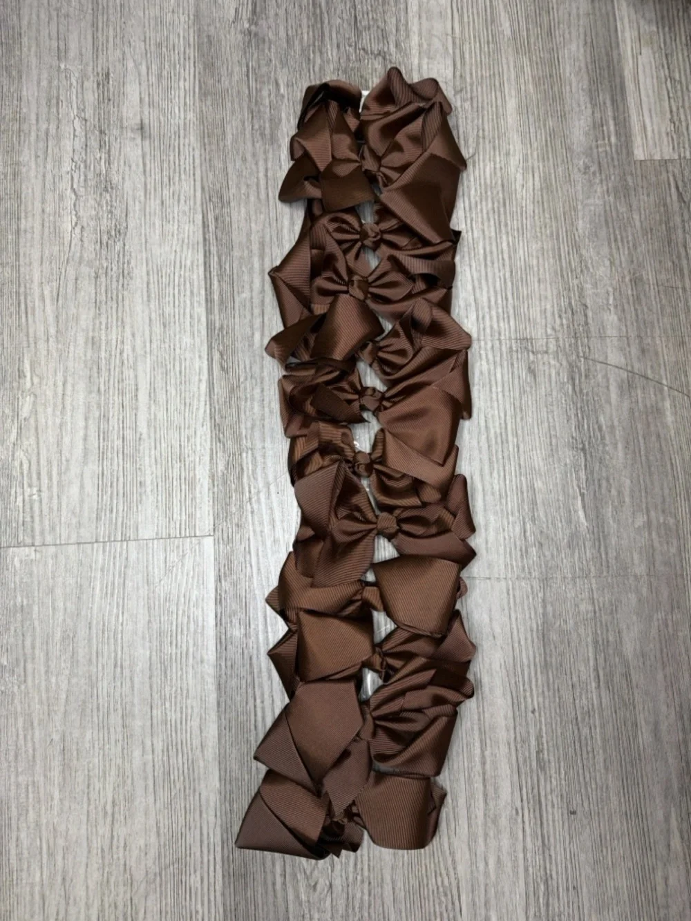 Huge lot 96 girl hair bows new neutral colors grosgrain ribbon 4” & 6”